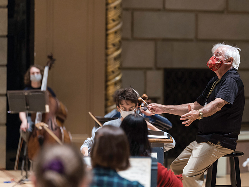 photo of a eastman rehearsal