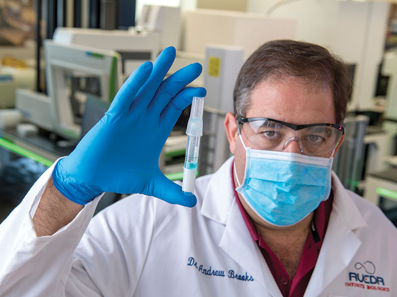 Rochester graduate Andrew Brooks, creator of coronavirus spit test