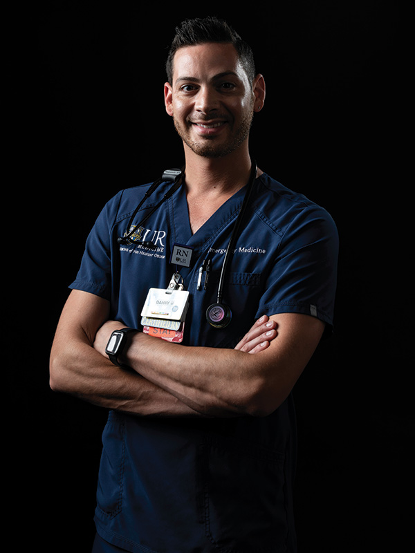 UR Medicine nurse Daniel Pasquarella Covid-19 University of Rochester
