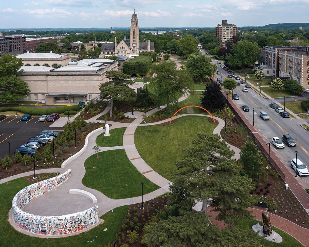 photo of memorial art gallery grounds