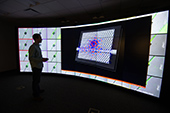 VISTA collaboratory's large display screen