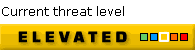 threat level: elevated (yellow)