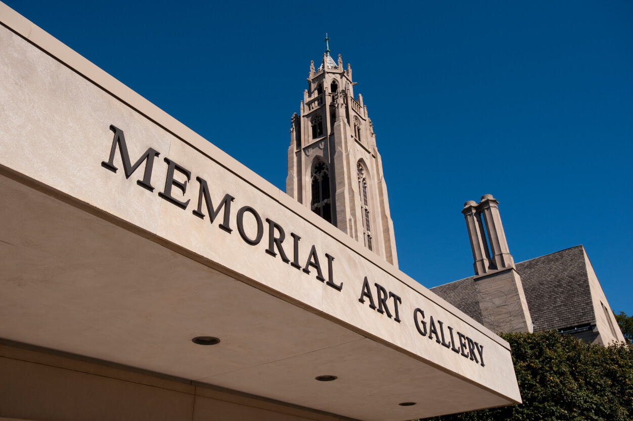 Outside shot of Memorial Art Gallery (MAG)