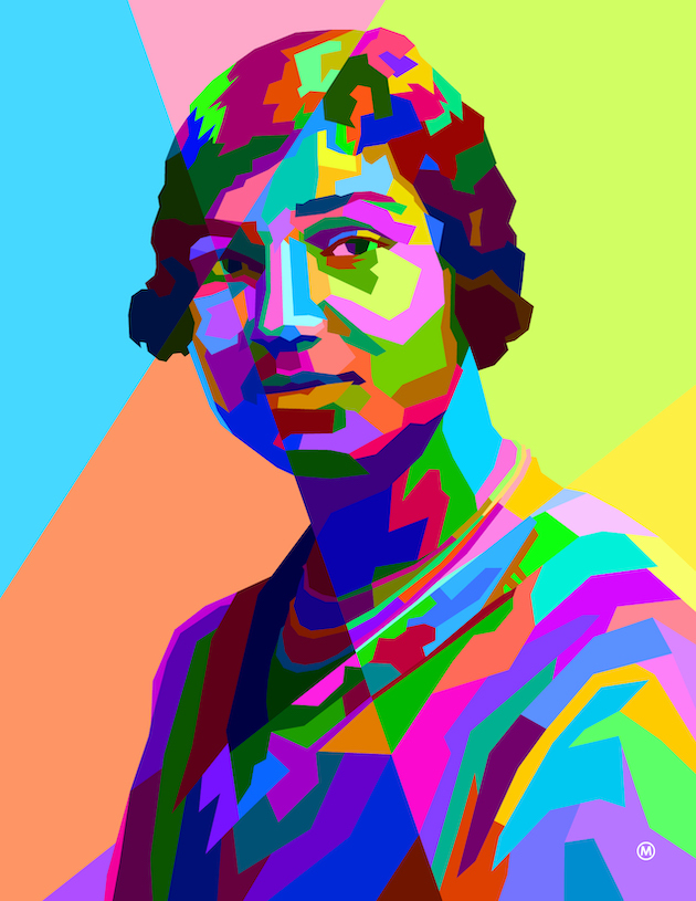 A portrait of Beatrice Amaza Howard