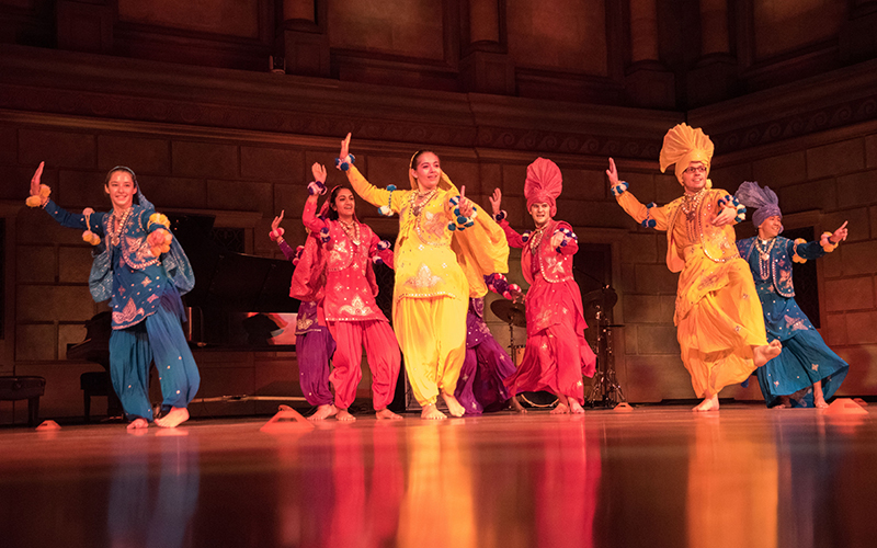 Photo of Bhangra performing during Celebrate Diversity