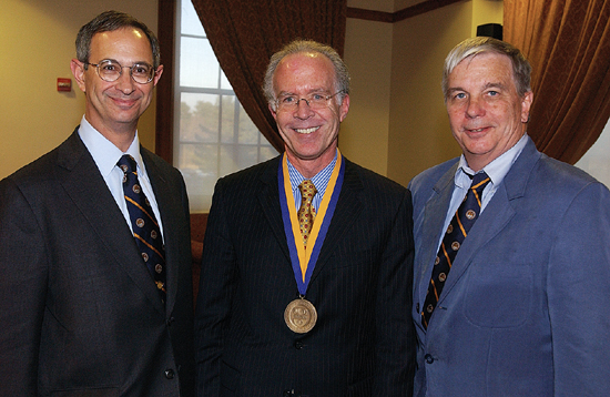 President Seligman, Thomas H. Jackson, and Provost Charles E. Phelps