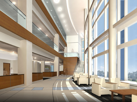 artists rendering of Wilmot Cancer Center