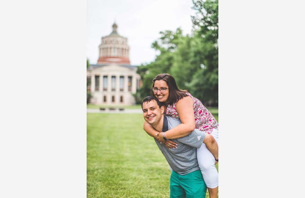 Marisa Straub Maslek ’13 and James Maslek ’15