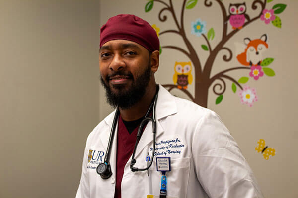 Jose Perpignan, Jr. ’16N is in his final year of the School of Nursing’s Family Nurse Practitioner program