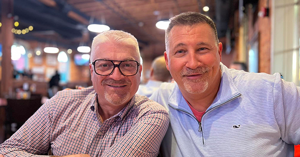 Randy Raetz ’88 and Allen Erway ’09N, ’13N (MS) photo together