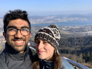 Uday and Siobhan in Zürich, Switzerland