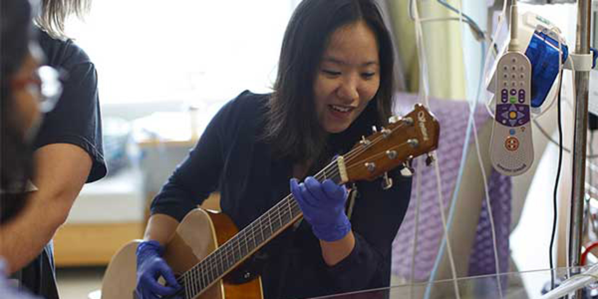 Image: music therapist
