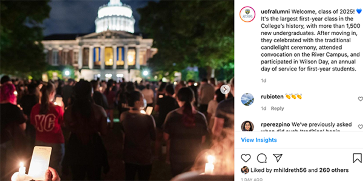 Image: Screenshot IG Post_Class of 2025