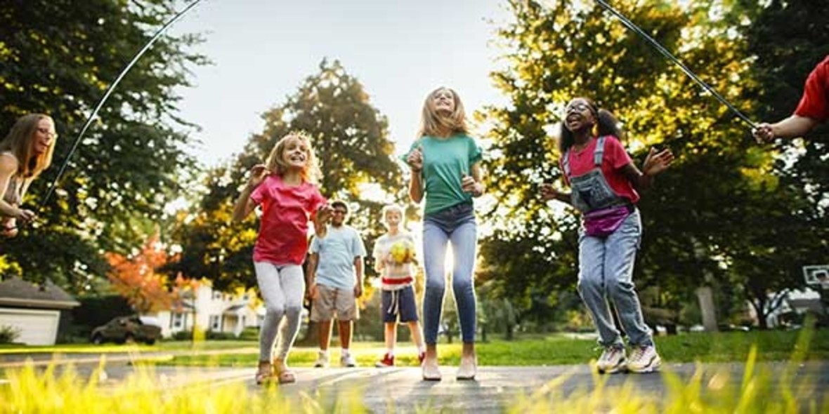 Image: Children playing outside