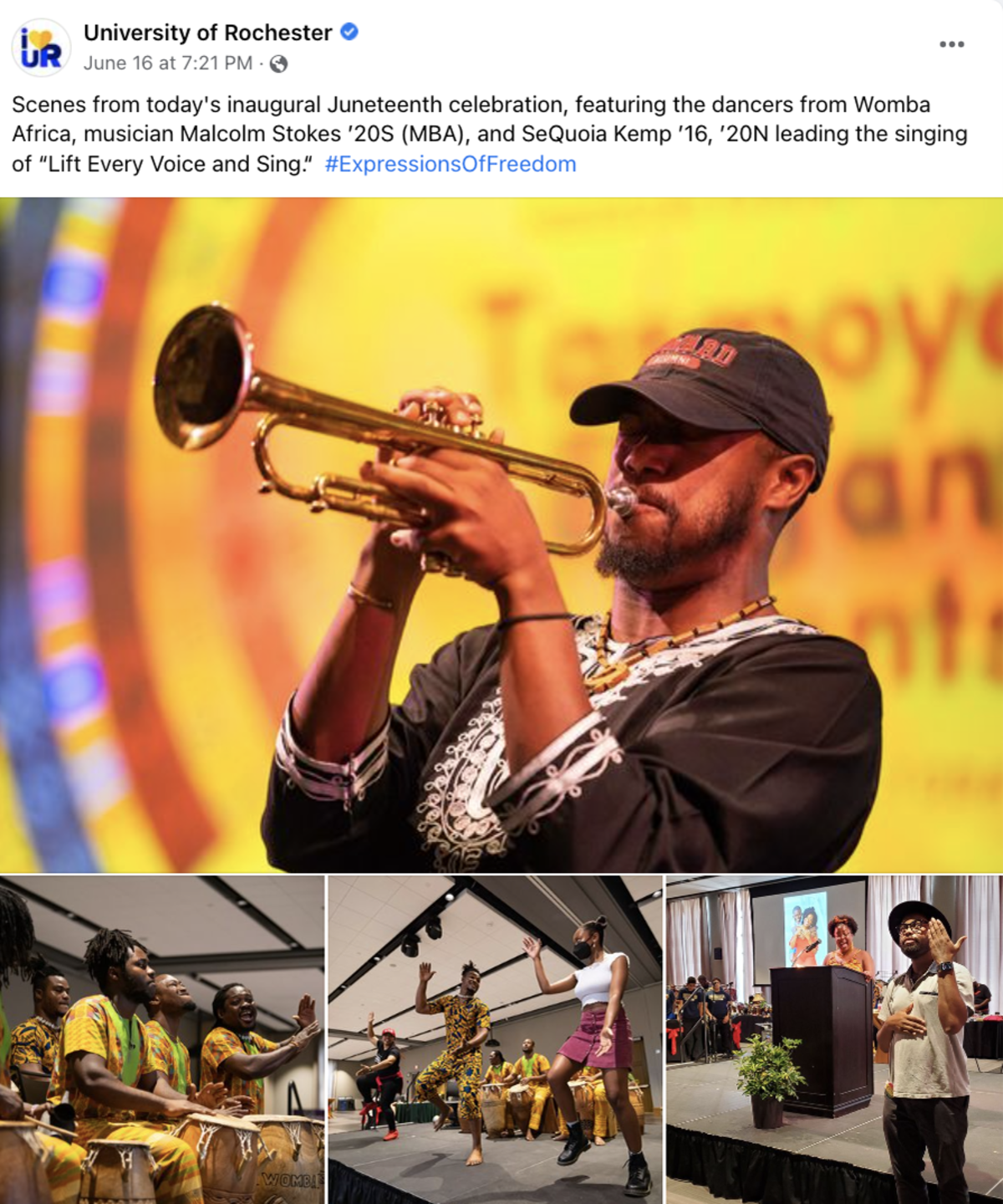 Image: Music and Dance performers at Juneteenth Celebration