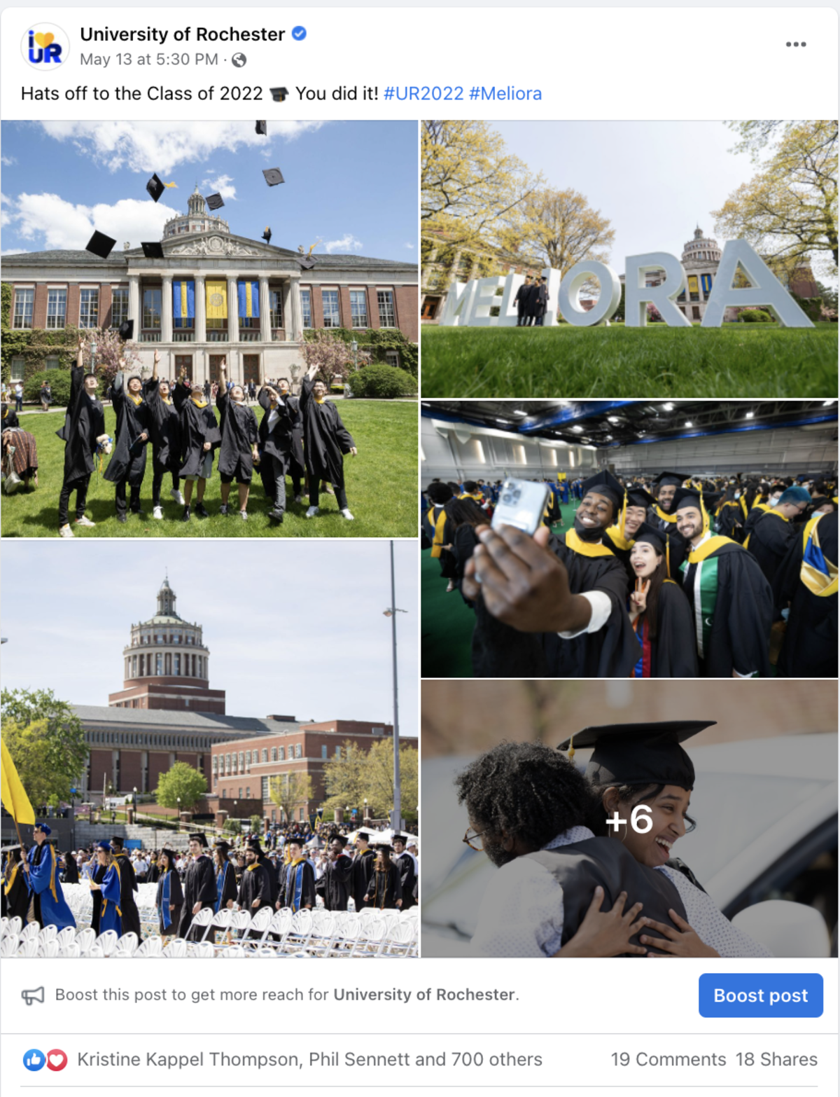 Image: Social Media Screenshot_2022 Commencement highlights