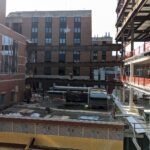 beams of bridge connections for 3rd floor