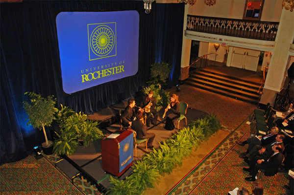 image of a quartet at the reception