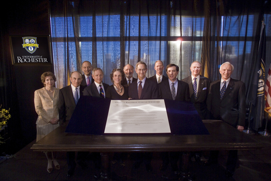 University Leaders with George Eastman Circle Charter