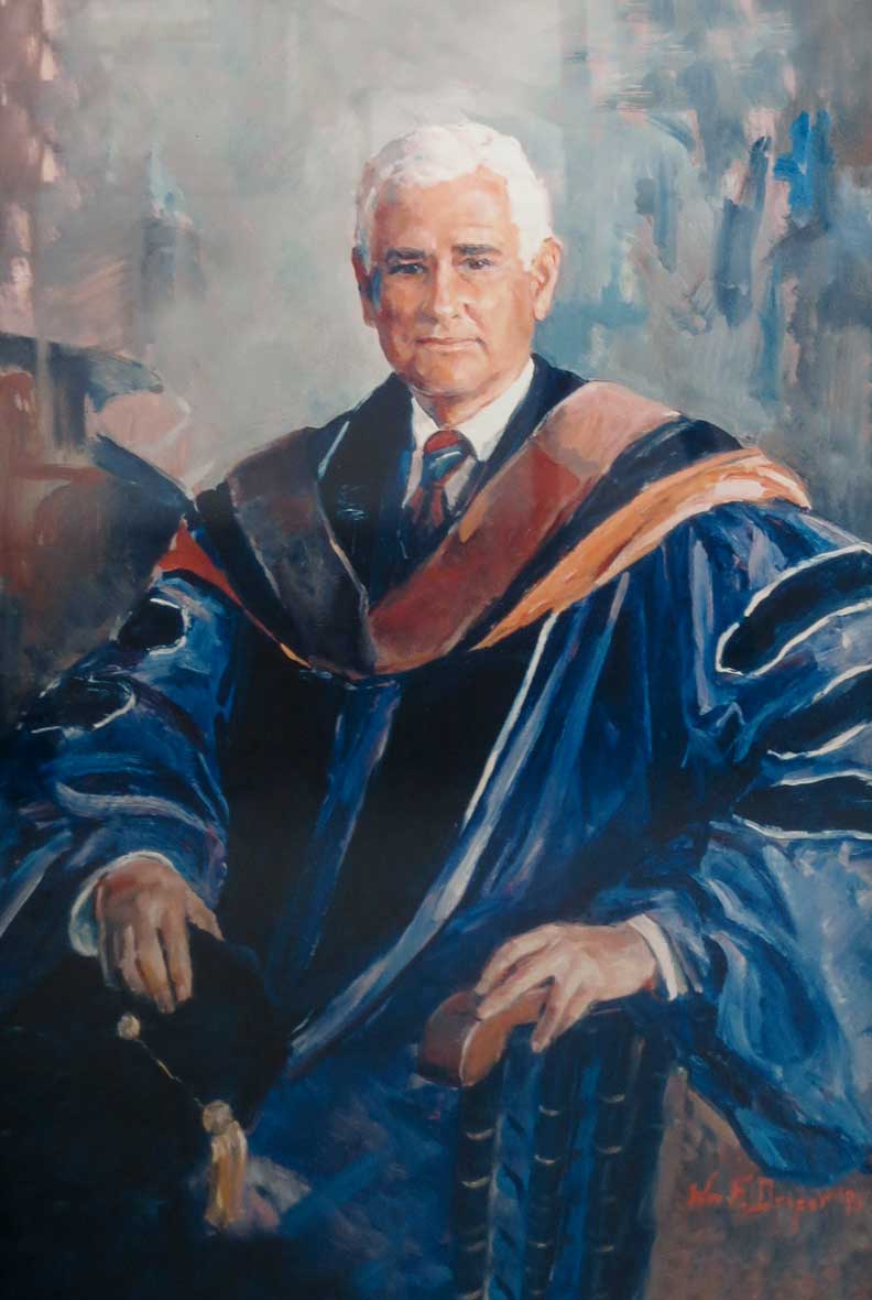 Arthur Satz '51 painting portrait