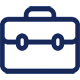sketch outline of briefcase