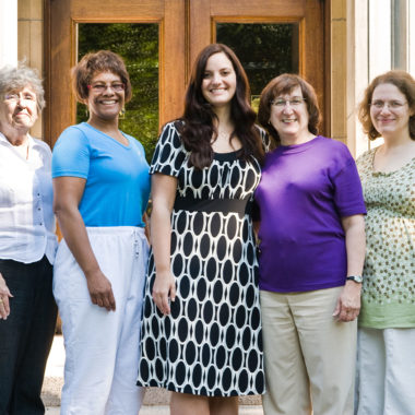 Lisa Norwood posing with several other women