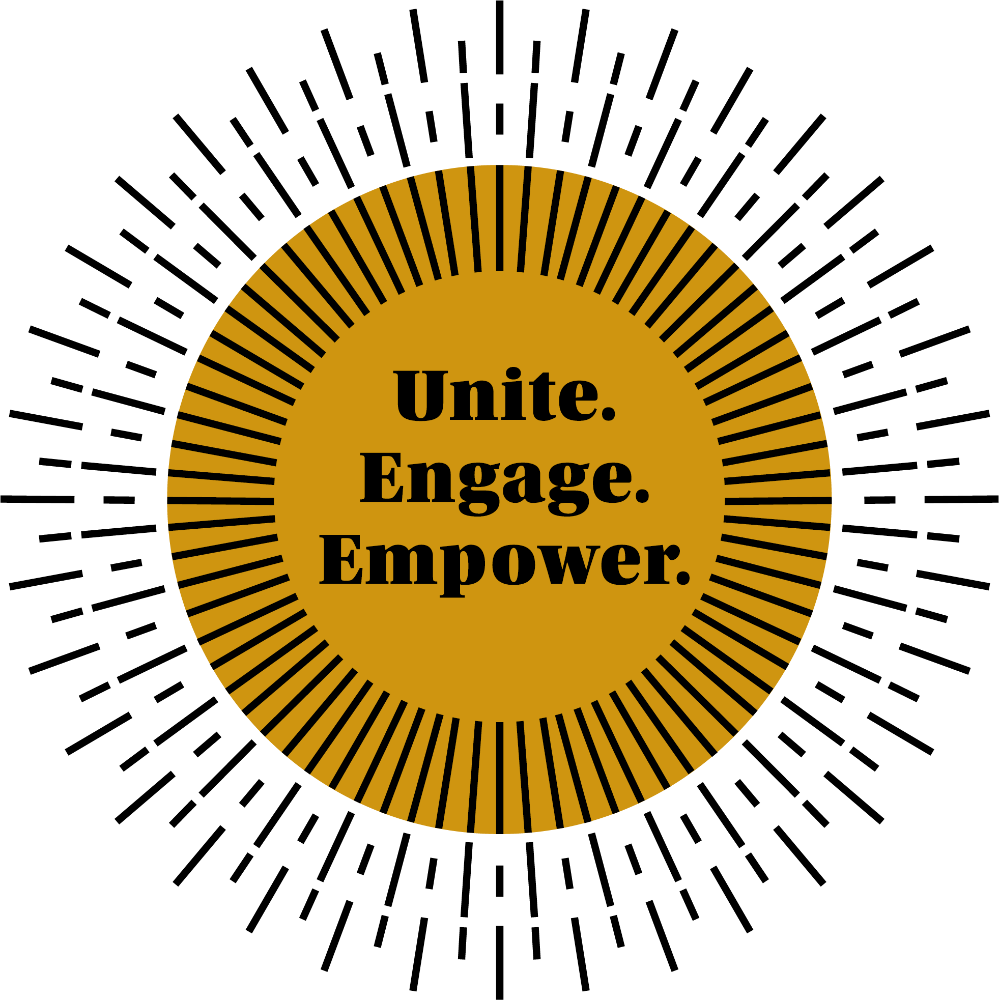 BAN_TaglineBurst Black Alumni Network Tagline Burst - Unite Engage Empower