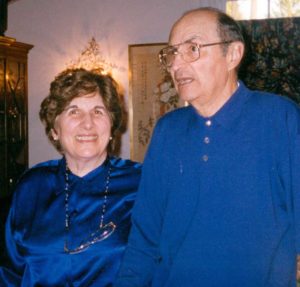 Doctor James Aquavella and his wife, Kay
