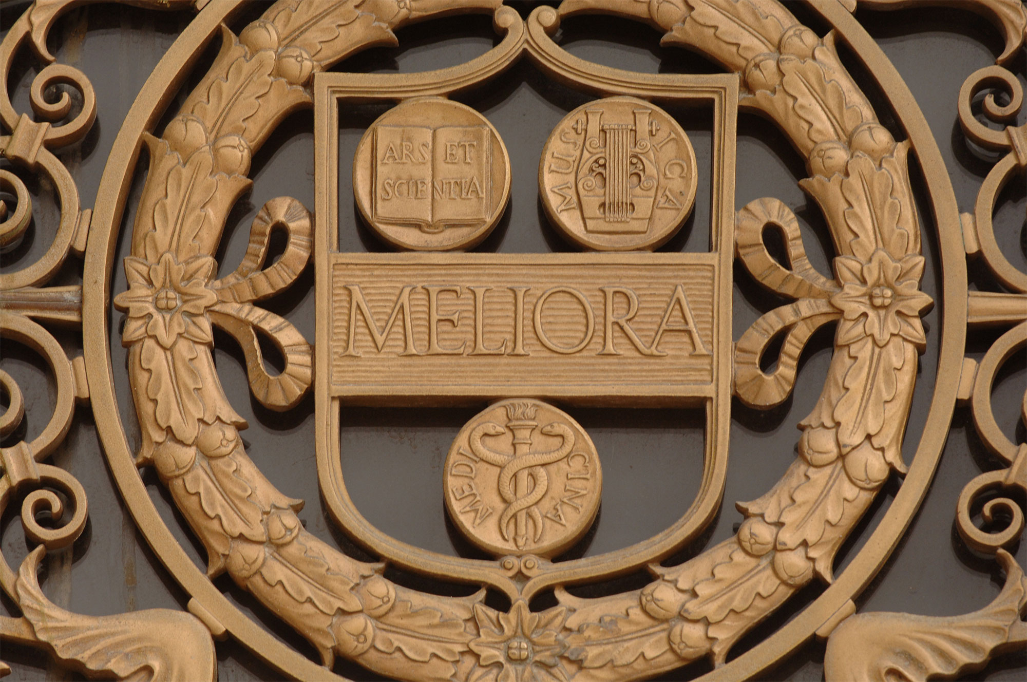 bronze meliora shield