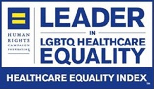 leader in lgbtq healthcare equality logo