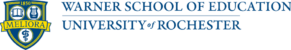 Warner School of Education University of Rochester logo wordmark