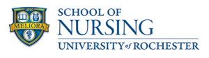 school of nursing - university of rochester wordmark logo