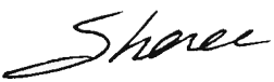 Sheree signature