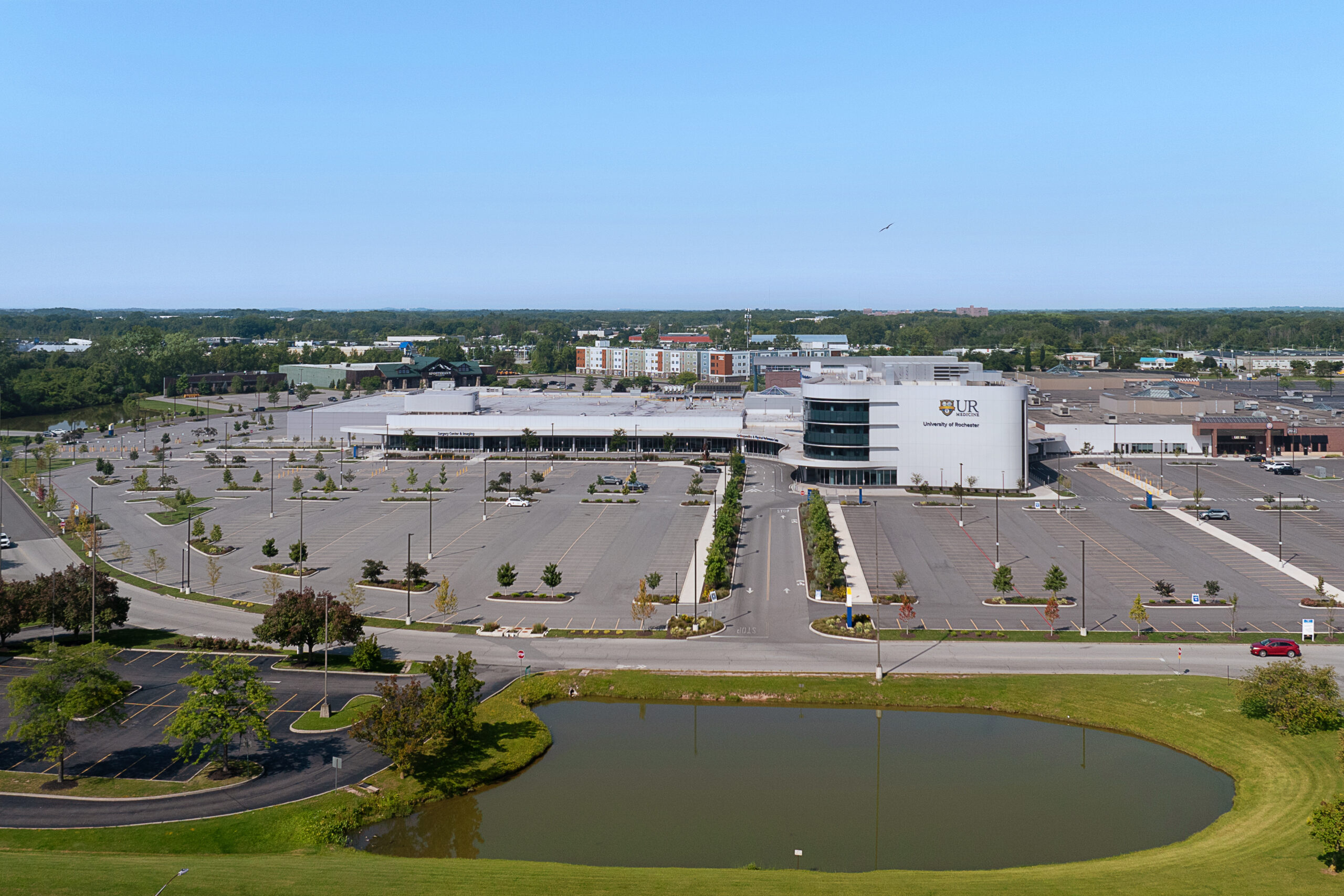 The Saunders Center for Orthopaedics & Physical Performance aerial view