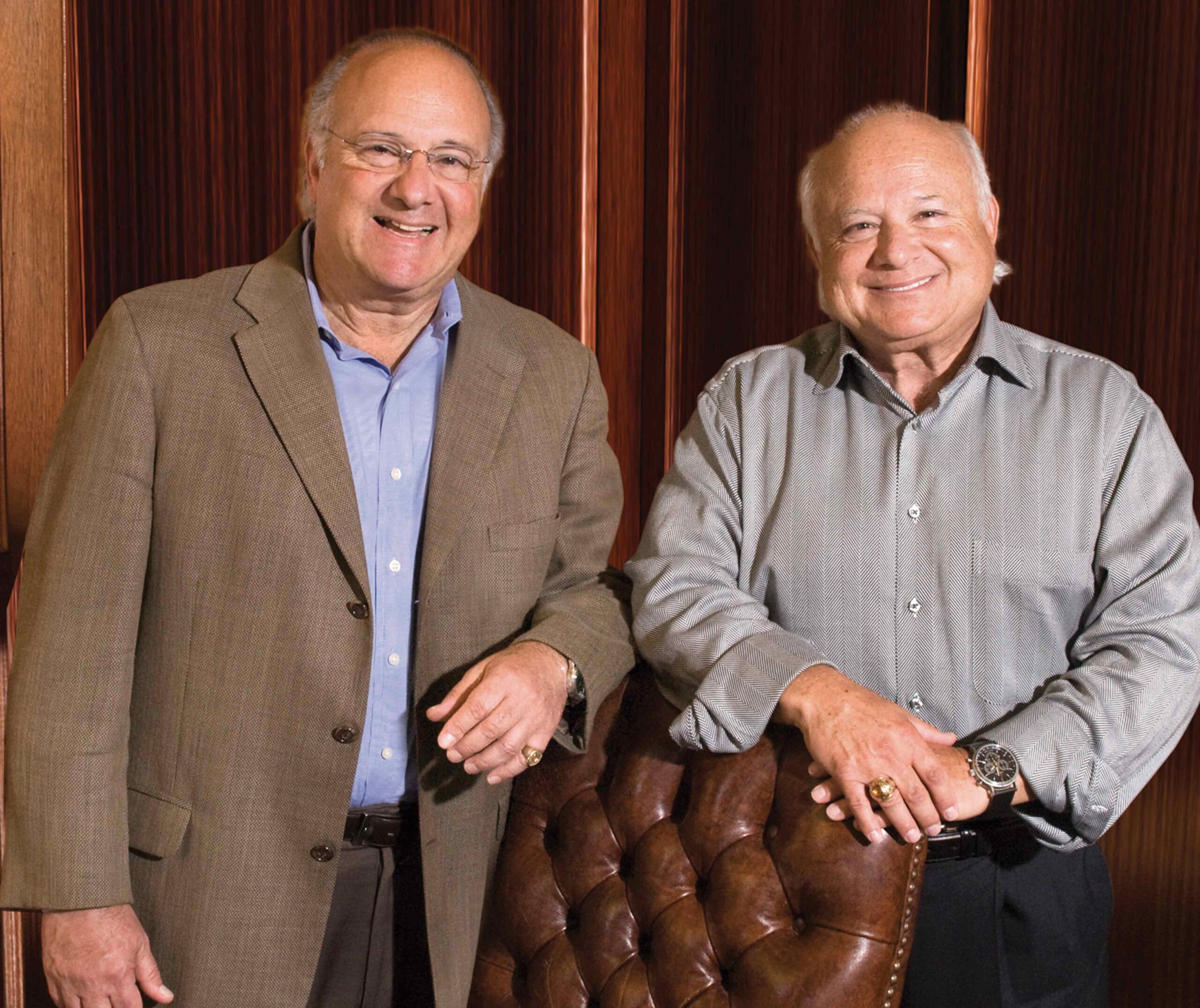 Rochester Trustee Larry Kessler and his brother, Dennis