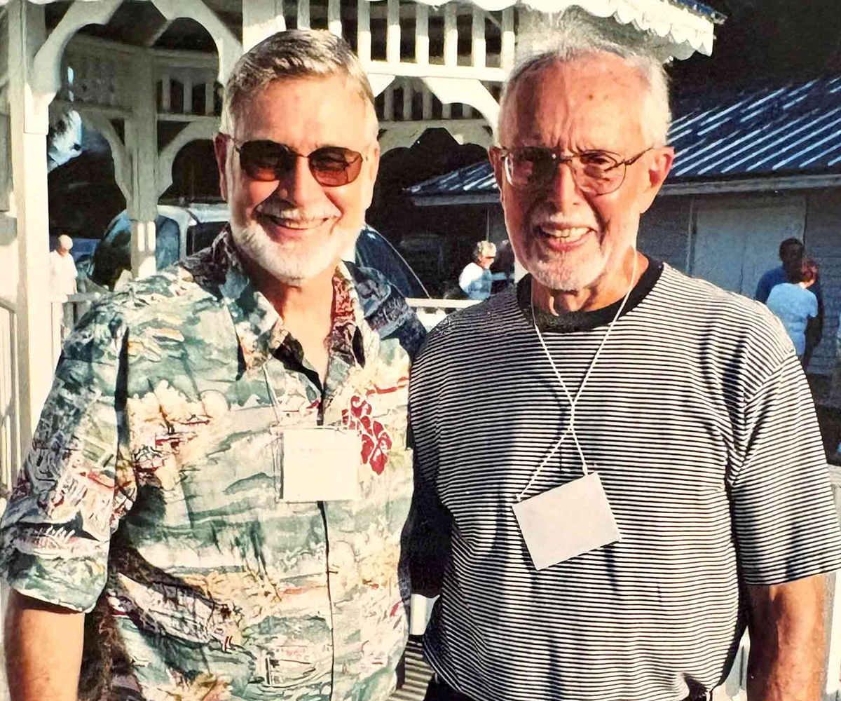 Bill Cornell, Jr. ’64D (Pdc), DDS, and Roland R. Hawes ’49, ’51M, DMD