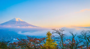 Scenic photo of a mountain located within Japan