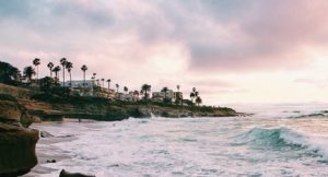 A scenic photo of a body of water located within San Diego.