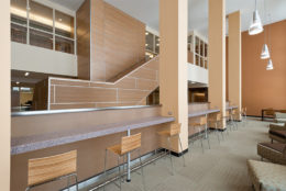 LeChase Hall interior - empty work stations