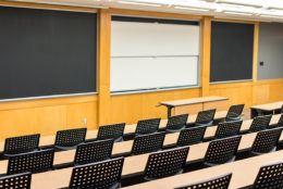 Meliora Hall interior classroom