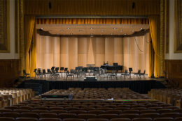 Strong Auditorium interior no people