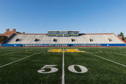 Fauver Media Center from 50 yard line