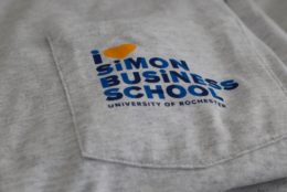 I heart simon business school tshirt