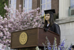 Talia Cohavi, President, Senior Class Council, delivers Remarks for the Class of 2019