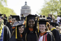 three women graduates posing for photo