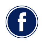 blue white facebook icon