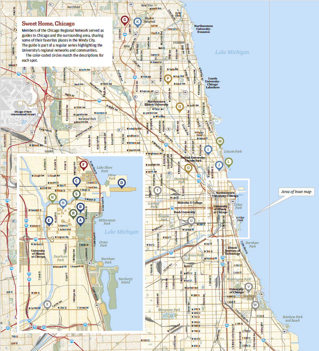 map of chicago