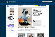 screenshot of Rochester Review webpage