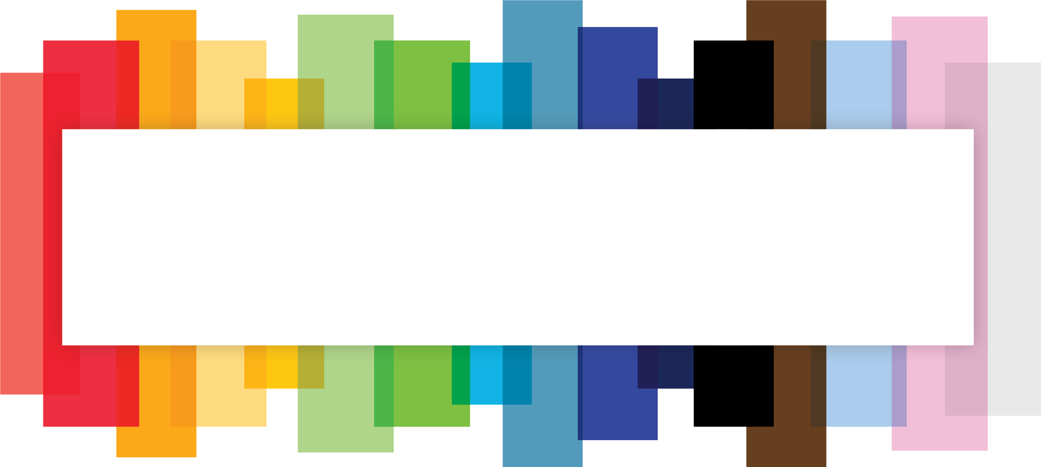 rainbow color rectangular blocks