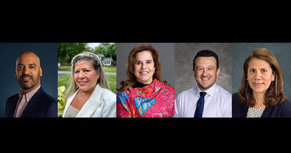 Collaged headshot of URMC latinos